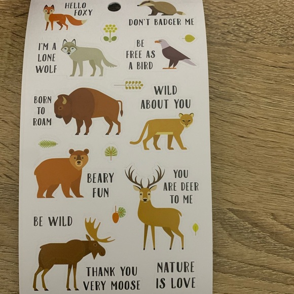 CUTE WILDLIFE STICKERS - Picture 1 of 16